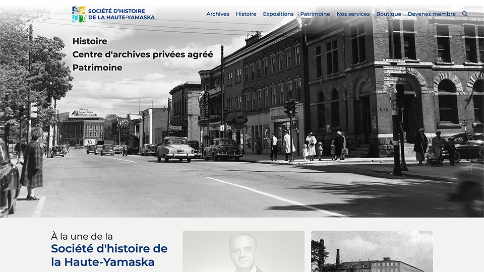 Société d’histoire de la Haute-Yamaska par Humains