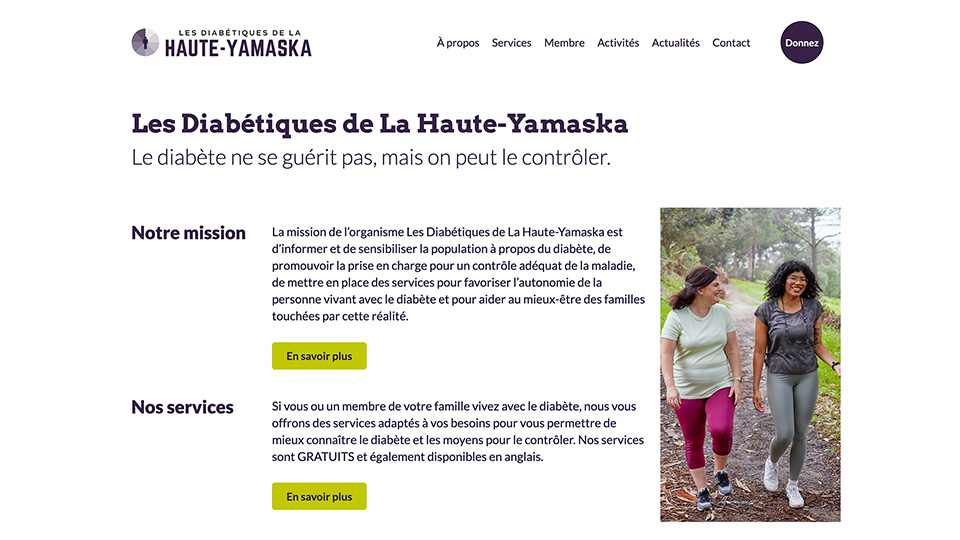 Les Diabétiques de la Haute-Yamaska par Humains